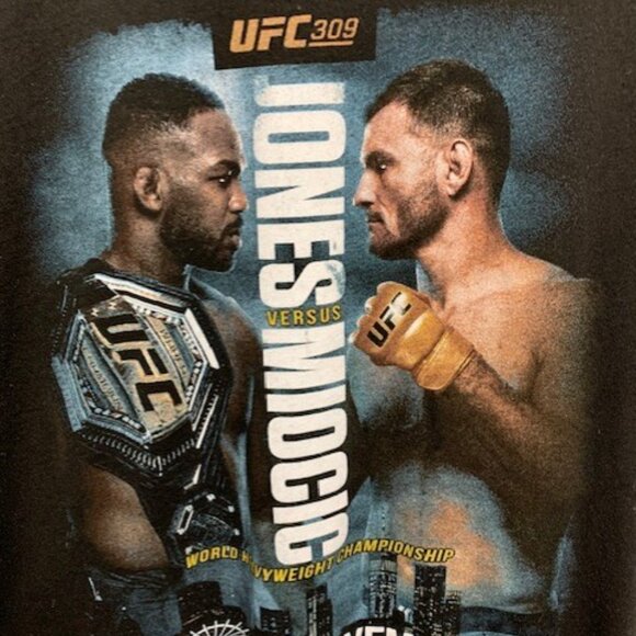 UFC  "JONES VS MIDCIC" MENS LONG SLEEVE - Picture 2 of 4